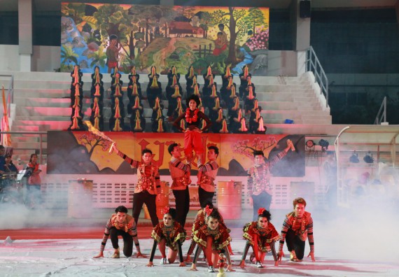 ภาพกิจกรรม คณะวิทยาศาสตร์และเทคโนโลยี จัดกิจกรรมกีฬาสานสัมพันธ์ ปลาบึกเกมส์ คณะวิทยาศาสตร์และเทคโนโลยี