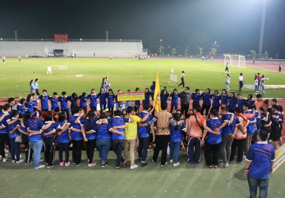 ภาพกิจกรรม คณะวิทยาศาสตร์และเทคโนโลยี จัดกิจกรรมกีฬาสานสัมพันธ์ ปลาบึกเกมส์ คณะวิทยาศาสตร์และเทคโนโลยี