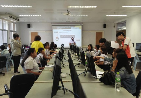 ภาพกิจกรรม โปรแกรมวิชาชีววิทยา จัดโครงการส่งเสริมการจัดการเรียนการสอนในศตวรรษที่ 21 หลักสูตรชีววิทยา การประยุกต์ใช้ Inforgraphic