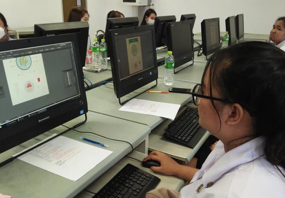 ภาพกิจกรรม โปรแกรมวิชาชีววิทยา จัดโครงการส่งเสริมการจัดการเรียนการสอนในศตวรรษที่ 21 หลักสูตรชีววิทยา การประยุกต์ใช้ Inforgraphic