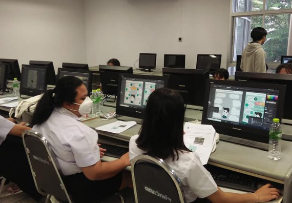 ภาพกิจกรรม โปรแกรมวิชาชีววิทยา จัดโครงการส่งเสริมการจัดการเรียนการสอนในศตวรรษที่ 21 หลักสูตรชีววิทยา การประยุกต์ใช้ Inforgraphic