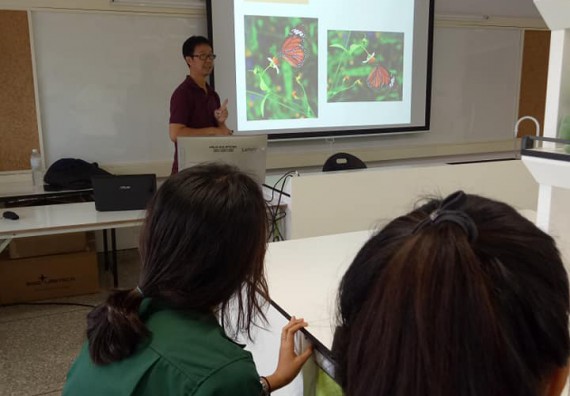 ภาพกิจกรรม โปรแกรมวิชาชีววิทยา จัดโครงการส่งเสริมการจัดการเรียนการสอนในศตวรรษที่ 21 ทฤษฎีการถ่ายภาพ และเทคนิคการถ่ายภาพทางวิทยาศาสตร์