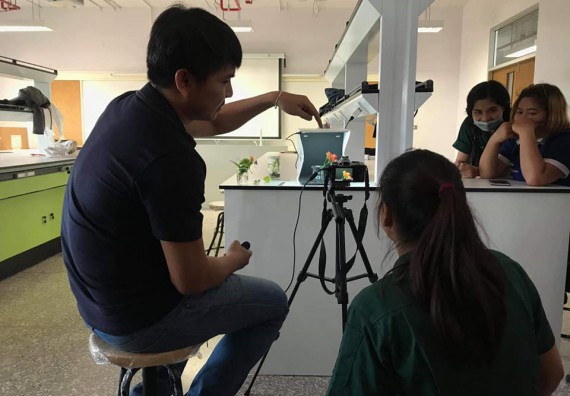 ภาพกิจกรรม โปรแกรมวิชาชีววิทยา จัดโครงการส่งเสริมการจัดการเรียนการสอนในศตวรรษที่ 21 ทฤษฎีการถ่ายภาพ และเทคนิคการถ่ายภาพทางวิทยาศาสตร์