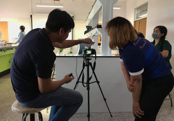 ภาพกิจกรรม โปรแกรมวิชาชีววิทยา จัดโครงการส่งเสริมการจัดการเรียนการสอนในศตวรรษที่ 21 ทฤษฎีการถ่ายภาพ และเทคนิคการถ่ายภาพทางวิทยาศาสตร์