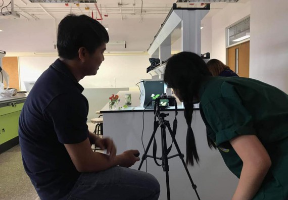 ภาพกิจกรรม โปรแกรมวิชาชีววิทยา จัดโครงการส่งเสริมการจัดการเรียนการสอนในศตวรรษที่ 21 ทฤษฎีการถ่ายภาพ และเทคนิคการถ่ายภาพทางวิทยาศาสตร์