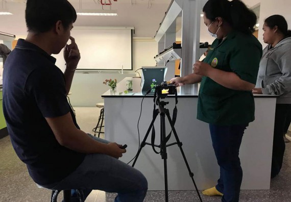 ภาพกิจกรรม โปรแกรมวิชาชีววิทยา จัดโครงการส่งเสริมการจัดการเรียนการสอนในศตวรรษที่ 21 ทฤษฎีการถ่ายภาพ และเทคนิคการถ่ายภาพทางวิทยาศาสตร์