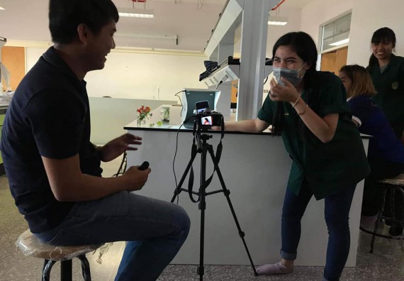 ภาพกิจกรรม โปรแกรมวิชาชีววิทยา จัดโครงการส่งเสริมการจัดการเรียนการสอนในศตวรรษที่ 21 ทฤษฎีการถ่ายภาพ และเทคนิคการถ่ายภาพทางวิทยาศาสตร์