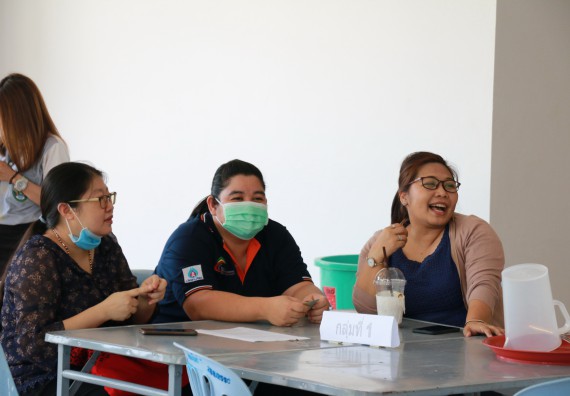 ภาพกิจกรรม คณะวิทยาศาสตร์และเทคโนโลยี ร่วมกับสำนักบริการวิชาการและจัดหารายได้ จัดอบรมเชิงปฏิบัติการ KPRU DIY แอลกอฮอล์เจลสู้ไวรัส COVID-19