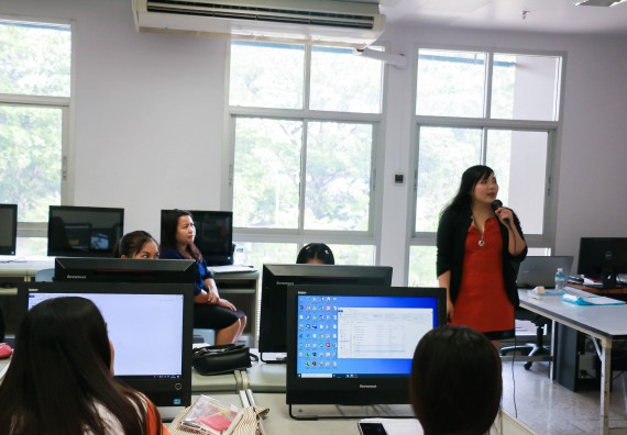 ภาพกิจกรรม โปรแกรมวิชาสาธารณสุขศาสตร์ จัดอบรมการผลิตนวัตกรรมทางสุขภาพด้วยคอมพิวเตอร์