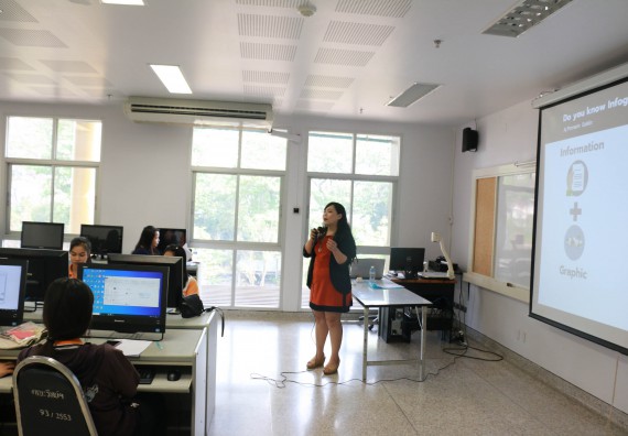 ภาพกิจกรรม โปรแกรมวิชาสาธารณสุขศาสตร์ จัดอบรมการผลิตนวัตกรรมทางสุขภาพด้วยคอมพิวเตอร์