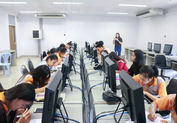 ภาพกิจกรรม โปรแกรมวิชาสาธารณสุขศาสตร์ จัดอบรมการผลิตนวัตกรรมทางสุขภาพด้วยคอมพิวเตอร์