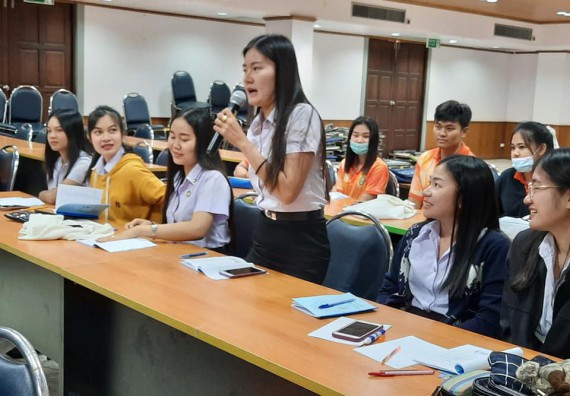 ภาพกิจกรรม โปรแกรมวิชาสาธารณสุขศาสตร์ จัดอบรม การพัฒนาด้านภาษาและการสื่อสารภาษาพม่า