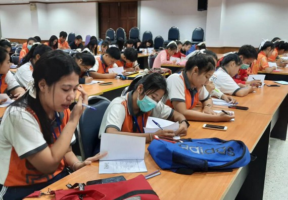 ภาพกิจกรรม โปรแกรมวิชาสาธารณสุขศาสตร์ จัดอบรม การพัฒนาด้านภาษาและการสื่อสารภาษาพม่า