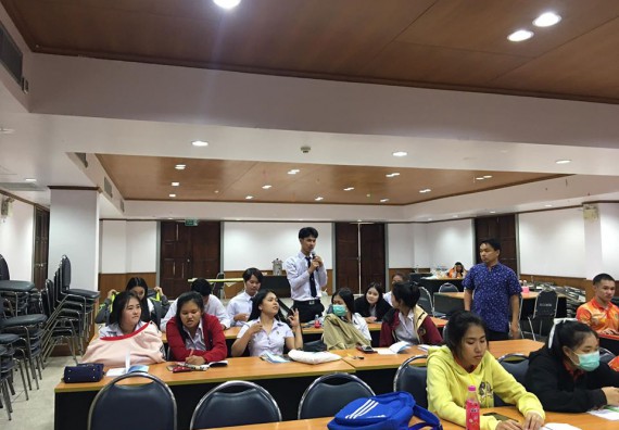 ภาพกิจกรรม โปรแกรมวิชาสาธารณสุขศาสตร์ จัดอบรม การพัฒนาด้านภาษาและการสื่อสารภาษาพม่า