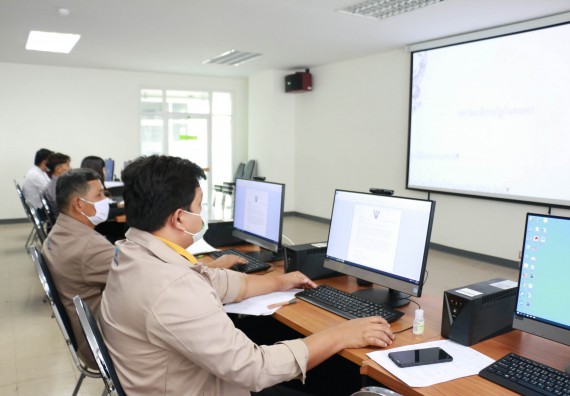 ภาพกิจกรรม คณะวิทยาศาสตร์และเทคโนโลยี จัดทดสอบฝีมือแรงงานตามมาตรฐานกรมพัฒนาฝีมือแรงงาน