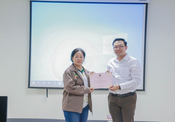 ภาพกิจกรรม คณะวิทยาศาสตร์และเทคโนโลยี จัดทดสอบฝีมือแรงงานตามมาตรฐานกรมพัฒนาฝีมือแรงงาน