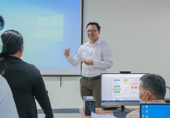 ภาพกิจกรรม คณะวิทยาศาสตร์และเทคโนโลยี จัดทดสอบฝีมือแรงงานตามมาตรฐานกรมพัฒนาฝีมือแรงงาน