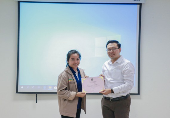 ภาพกิจกรรม คณะวิทยาศาสตร์และเทคโนโลยี จัดทดสอบฝีมือแรงงานตามมาตรฐานกรมพัฒนาฝีมือแรงงาน