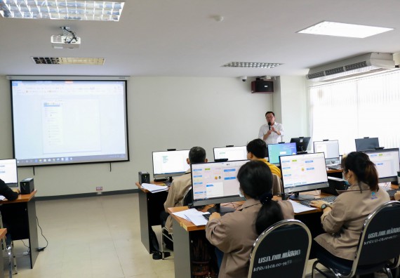 ภาพกิจกรรม คณะวิทยาศาสตร์และเทคโนโลยี จัดทดสอบฝีมือแรงงานตามมาตรฐานกรมพัฒนาฝีมือแรงงาน
