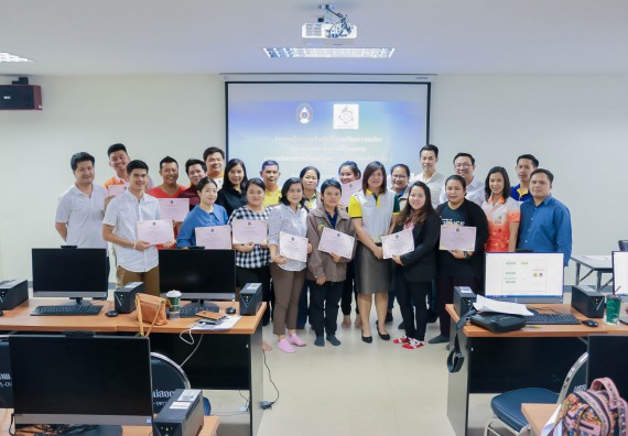 ภาพกิจกรรม คณะวิทยาศาสตร์และเทคโนโลยี จัดทดสอบฝีมือแรงงานตามมาตรฐานกรมพัฒนาฝีมือแรงงาน