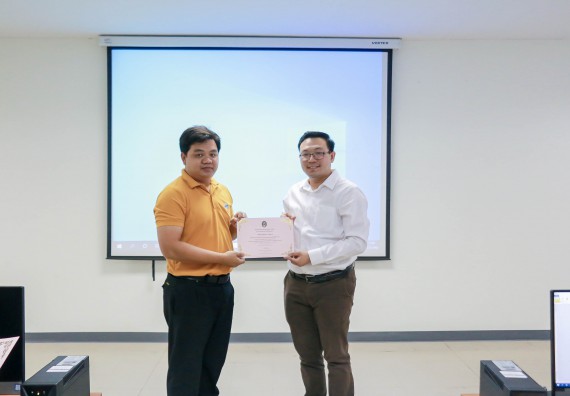 ภาพกิจกรรม คณะวิทยาศาสตร์และเทคโนโลยี จัดทดสอบฝีมือแรงงานตามมาตรฐานกรมพัฒนาฝีมือแรงงาน