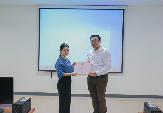 ภาพกิจกรรม คณะวิทยาศาสตร์และเทคโนโลยี จัดทดสอบฝีมือแรงงานตามมาตรฐานกรมพัฒนาฝีมือแรงงาน