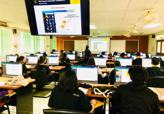 ภาพกิจกรรม โปรแกรมวิชาเคมี จัดโครงการส่งเสริมการจัดการเรียนการสอนในศตวรรษที่ 21 หลักสูตรครุศาสตรบัณฑิต สาขาวิชาเคมี