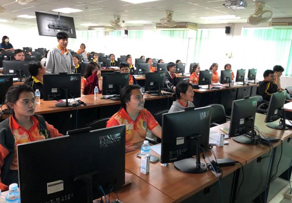 ภาพกิจกรรม โปรแกรมวิชาเคมี จัดโครงการส่งเสริมการจัดการเรียนการสอนในศตวรรษที่ 21 หลักสูตรครุศาสตรบัณฑิต สาขาวิชาเคมี