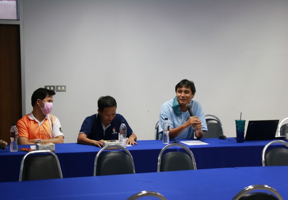 ภาพกิจกรรม คณะวิทยาศาสตร์และเทคโนโลยี จัดกิจกรรมการแลกเปลี่ยนเรียนรู้เรื่องการจัดการเรียนการสอนเพื่อเสริมสร้างคุณธรรมและจริยธรรมให้กับนักศึกษาคณะวิทยาศาสตร์และเทคโนโลยี