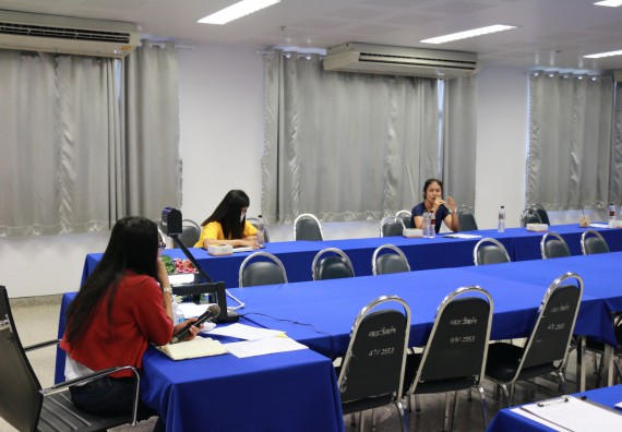 ภาพกิจกรรม คณะวิทยาศาสตร์และเทคโนโลยี จัดกิจกรรมการแลกเปลี่ยนเรียนรู้เรื่องการจัดการเรียนการสอนเพื่อเสริมสร้างคุณธรรมและจริยธรรมให้กับนักศึกษาคณะวิทยาศาสตร์และเทคโนโลยี