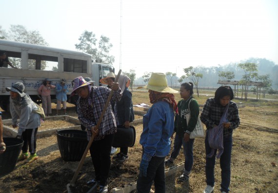 ภาพกิจกรรม  โปรแกรมวิชาเกษตรศาสตร์ จัดอบรม เรื่อง หลุมพอเพียงกับการปลูกพืช