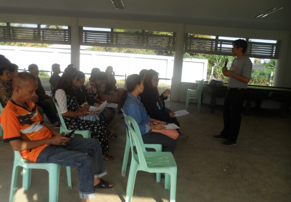 ภาพกิจกรรม  โปรแกรมวิชาเกษตรศาสตร์ จัดอบรม เรื่อง หลุมพอเพียงกับการปลูกพืช