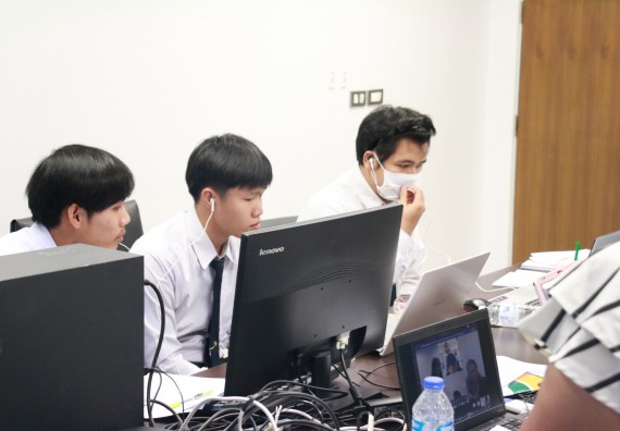 ภาพกิจกรรม หลักสูตรเทคโนโลยีสารสนเทศ จัดกิจกรรมตรวจประเมินคุณภาพภายในในรูปแบบการประเมินคุณภาพการศึกษาผ่านสื่ออิเล็กทรอนิกส์ ปีการศึกษา 2562 