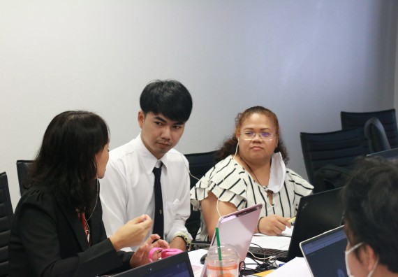 ภาพกิจกรรม หลักสูตรเทคโนโลยีสารสนเทศ จัดกิจกรรมตรวจประเมินคุณภาพภายในในรูปแบบการประเมินคุณภาพการศึกษาผ่านสื่ออิเล็กทรอนิกส์ ปีการศึกษา 2562 