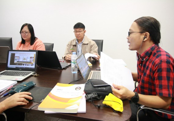 ภาพกิจกรรม โปรแกรมวิชาวิทยาการคอมพิวเตอร์ จัดกิจกรรมตรวจประเมินคุณภาพภายในในรูปแบบการประเมินคุณภาพการศึกษาผ่านสื่ออิเล็กทรอนิกส์ ปีการศึกษา 2562 หลักสูตรวิทยาการคอมพิวเตอร์