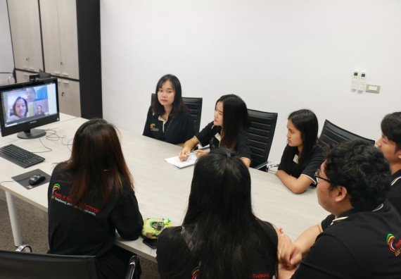 ภาพกิจกรรม โปรแกรมวิชาฟิสิกส์ จัดกิจกรรมตรวจประเมินคุณภาพภายในในรูปแบบการประเมินคุณภาพการศึกษาผ่านสื่ออิเล็กทรอนิกส์ ปีการศึกษา 2562 หลักสูตรฟิสิกส์