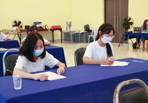 ภาพกิจกรรม  โปรแกรมวิชาเคมี จัดอบรมเตรียมความพร้อมทางการเรียนให้นักศึกษาใหม่โปรแกรมวิชาเคมี หลักสูตร วท.บ.