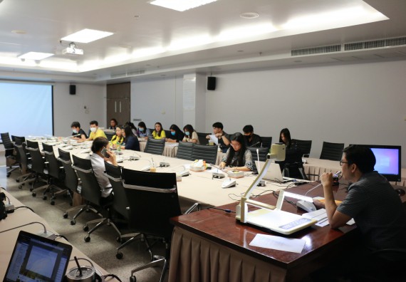 ภาพกิจกรรม คณะวิทยาศาสตร์และเทคโนโลยี จัดประชุมเพื่อเตรียมความพร้อมในการจัดทำรายงานประเมินตนเอง ระดับคณะ ประจำปีการศึกษา 2562