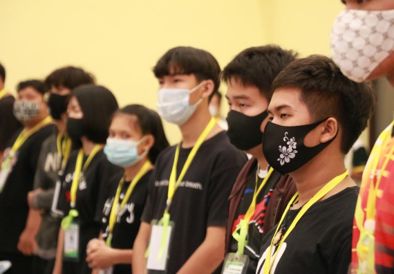 ภาพกิจกรรม สโมสรนักศึกษาคณะวิทยาศาสตร์และเทคโนโลยี จัดอบรมเชิงปฏิบัติการเรื่อง สั่งจิต ชีวิตเปลี่ยน (NLP) กิจกรรมพัฒนาความรู้ให้กับนักศึกษาและศิษย์เก่า