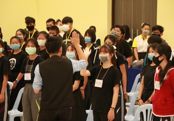 ภาพกิจกรรม สโมสรนักศึกษาคณะวิทยาศาสตร์และเทคโนโลยี จัดอบรมเชิงปฏิบัติการเรื่อง สั่งจิต ชีวิตเปลี่ยน (NLP) กิจกรรมพัฒนาความรู้ให้กับนักศึกษาและศิษย์เก่า