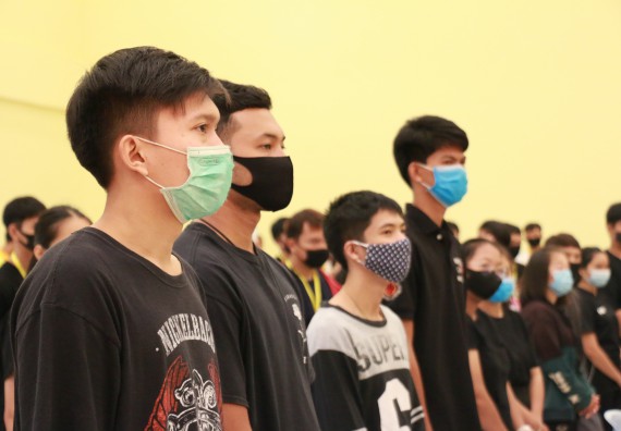 ภาพกิจกรรม สโมสรนักศึกษาคณะวิทยาศาสตร์และเทคโนโลยี จัดอบรมเชิงปฏิบัติการเรื่อง สั่งจิต ชีวิตเปลี่ยน (NLP) กิจกรรมพัฒนาความรู้ให้กับนักศึกษาและศิษย์เก่า