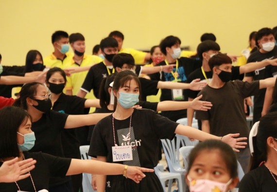 ภาพกิจกรรม สโมสรนักศึกษาคณะวิทยาศาสตร์และเทคโนโลยี จัดอบรมเชิงปฏิบัติการเรื่อง สั่งจิต ชีวิตเปลี่ยน (NLP) กิจกรรมพัฒนาความรู้ให้กับนักศึกษาและศิษย์เก่า