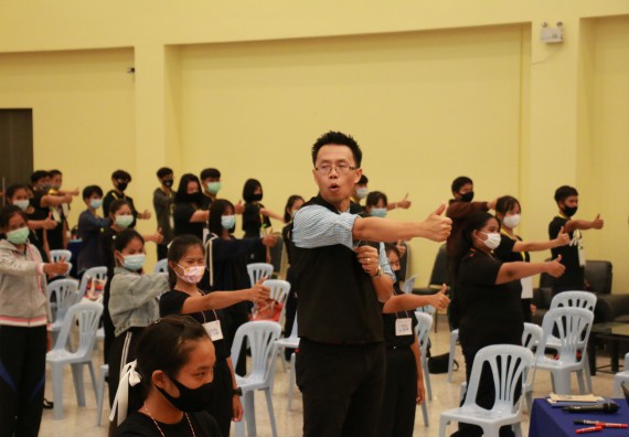 ภาพกิจกรรม สโมสรนักศึกษาคณะวิทยาศาสตร์และเทคโนโลยี จัดอบรมเชิงปฏิบัติการเรื่อง สั่งจิต ชีวิตเปลี่ยน (NLP) กิจกรรมพัฒนาความรู้ให้กับนักศึกษาและศิษย์เก่า