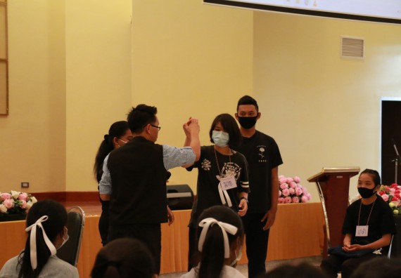 ภาพกิจกรรม สโมสรนักศึกษาคณะวิทยาศาสตร์และเทคโนโลยี จัดอบรมเชิงปฏิบัติการเรื่อง สั่งจิต ชีวิตเปลี่ยน (NLP) กิจกรรมพัฒนาความรู้ให้กับนักศึกษาและศิษย์เก่า