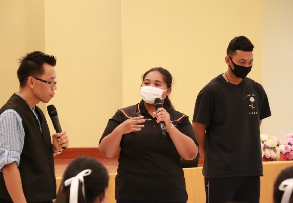 ภาพกิจกรรม สโมสรนักศึกษาคณะวิทยาศาสตร์และเทคโนโลยี จัดอบรมเชิงปฏิบัติการเรื่อง สั่งจิต ชีวิตเปลี่ยน (NLP) กิจกรรมพัฒนาความรู้ให้กับนักศึกษาและศิษย์เก่า