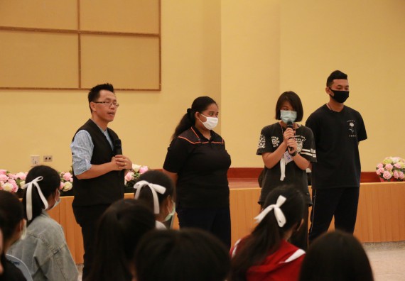 ภาพกิจกรรม สโมสรนักศึกษาคณะวิทยาศาสตร์และเทคโนโลยี จัดอบรมเชิงปฏิบัติการเรื่อง สั่งจิต ชีวิตเปลี่ยน (NLP) กิจกรรมพัฒนาความรู้ให้กับนักศึกษาและศิษย์เก่า