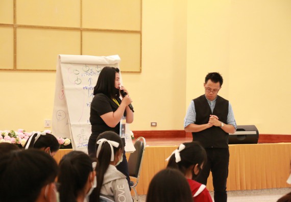 ภาพกิจกรรม สโมสรนักศึกษาคณะวิทยาศาสตร์และเทคโนโลยี จัดอบรมเชิงปฏิบัติการเรื่อง สั่งจิต ชีวิตเปลี่ยน (NLP) กิจกรรมพัฒนาความรู้ให้กับนักศึกษาและศิษย์เก่า