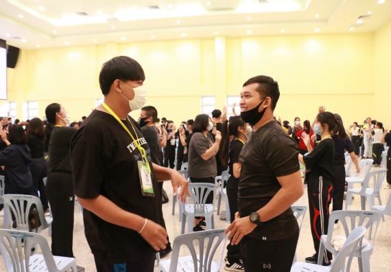 ภาพกิจกรรม สโมสรนักศึกษาคณะวิทยาศาสตร์และเทคโนโลยี จัดอบรมเชิงปฏิบัติการเรื่อง สั่งจิต ชีวิตเปลี่ยน (NLP) กิจกรรมพัฒนาความรู้ให้กับนักศึกษาและศิษย์เก่า