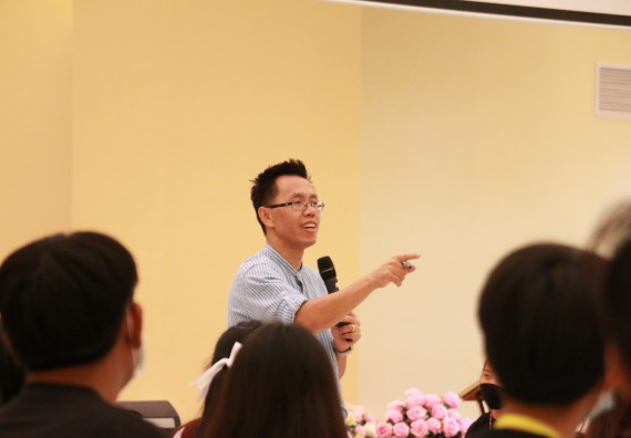 ภาพกิจกรรม สโมสรนักศึกษาคณะวิทยาศาสตร์และเทคโนโลยี จัดอบรมเชิงปฏิบัติการเรื่อง สั่งจิต ชีวิตเปลี่ยน (NLP) กิจกรรมพัฒนาความรู้ให้กับนักศึกษาและศิษย์เก่า