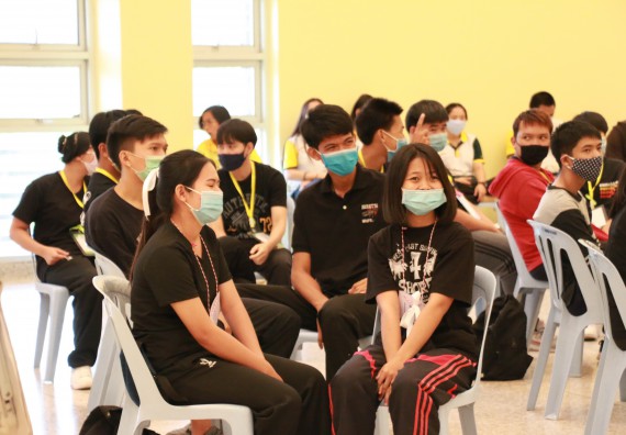 ภาพกิจกรรม สโมสรนักศึกษาคณะวิทยาศาสตร์และเทคโนโลยี จัดอบรมเชิงปฏิบัติการเรื่อง สั่งจิต ชีวิตเปลี่ยน (NLP) กิจกรรมพัฒนาความรู้ให้กับนักศึกษาและศิษย์เก่า